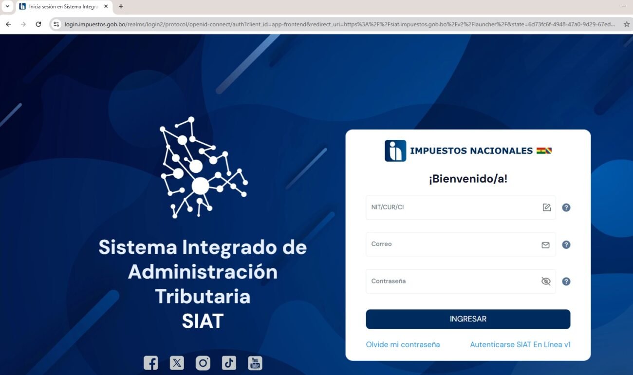 Ingreso sistema de impuestos