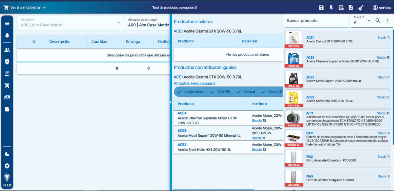 Imagen software de ventas de autopartes